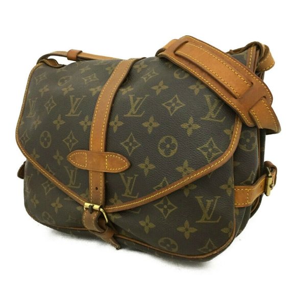 Authentic Louis Vuitton Monogram Saumur 30 Bag - Picture 3 of 11